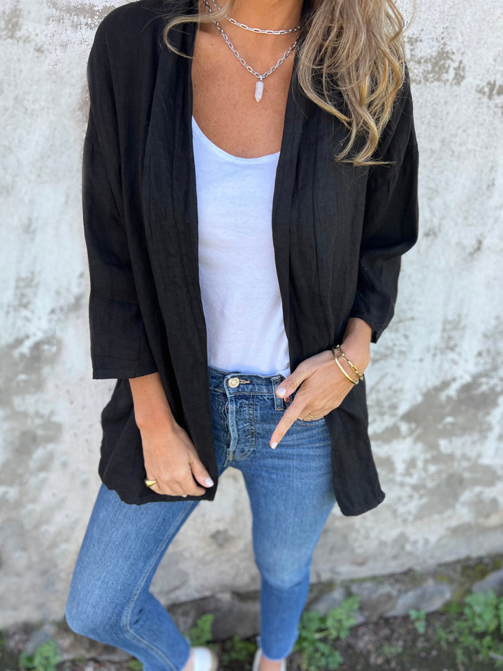 NEW IN🔥 2024 Women's Casual Breathable Linen Cover