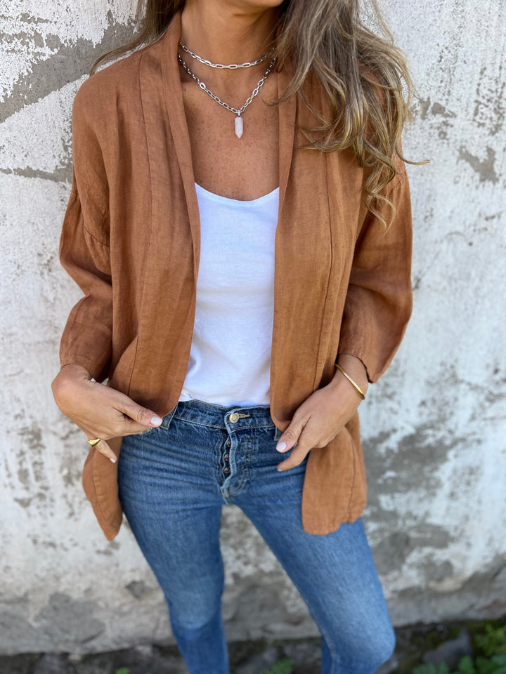 NEW IN🔥 2024 Women's Casual Breathable Linen Cover