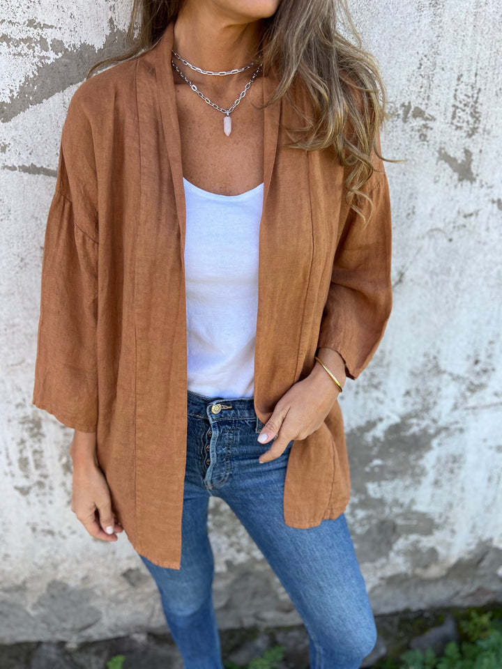 NEW IN🔥 2024 Women's Casual Breathable Linen Cover