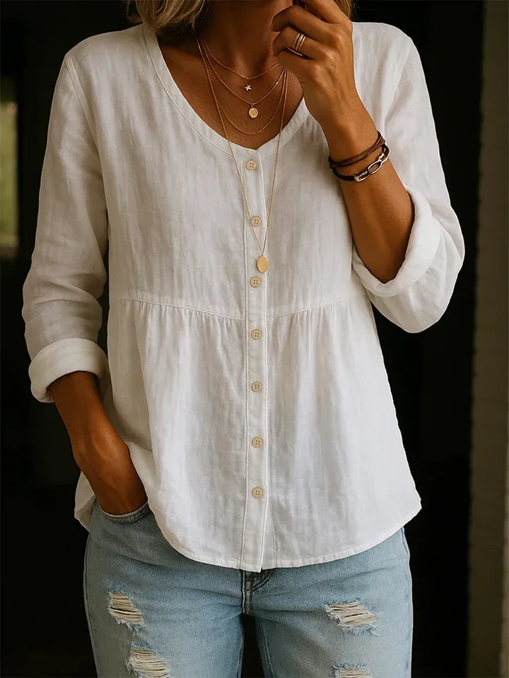 New Arrivals🔥 Women's Linen Cotton Shirt