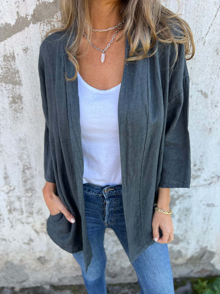 NEW IN🔥 2024 Women's Casual Breathable Linen Cover