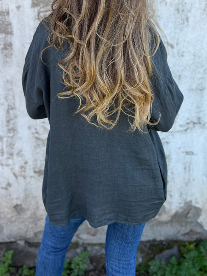 NEW IN🔥 2024 Women's Casual Breathable Linen Cover