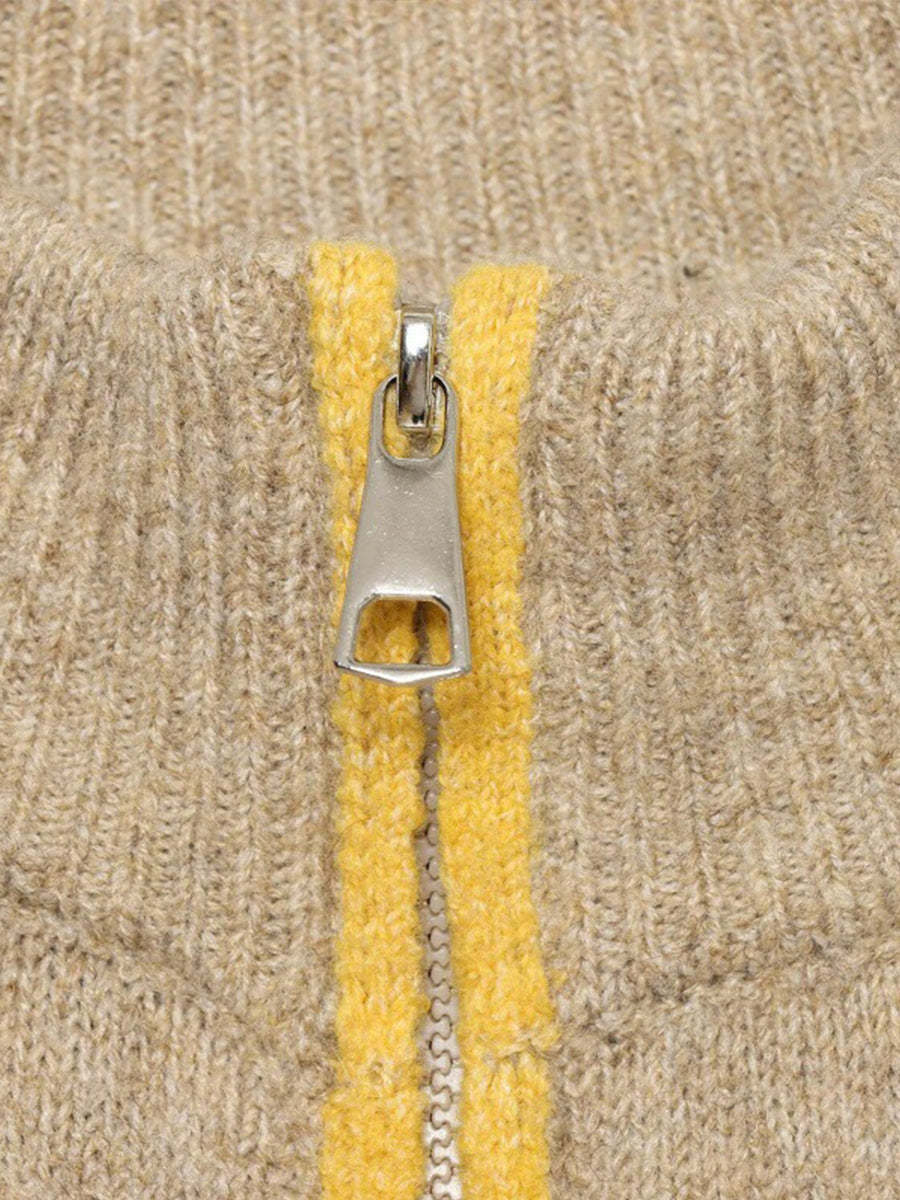 ⏰ LAST DAY SAVE 49%💥 Chic Color Block Trim Knit Loungewear Set