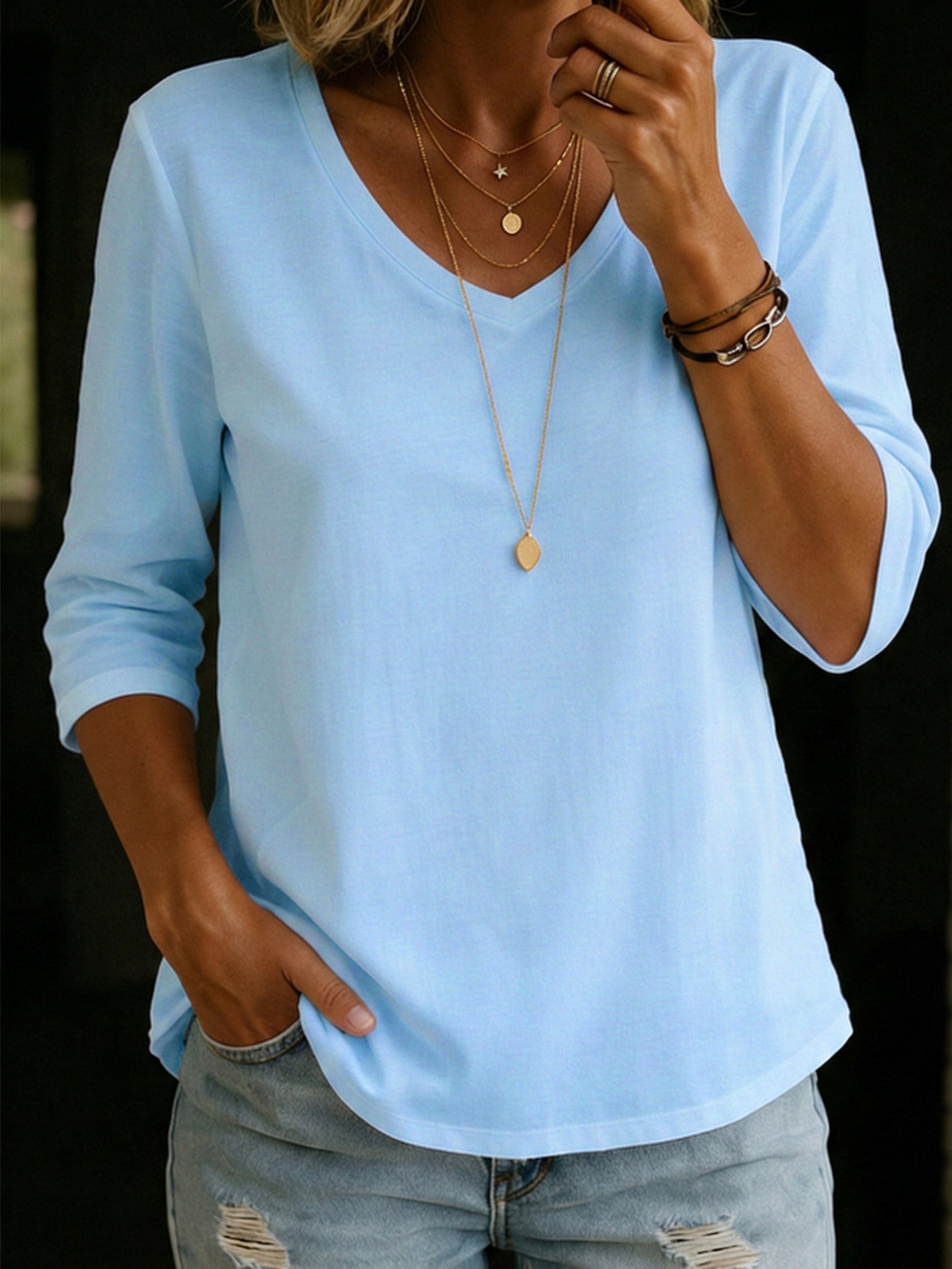 New Arrivals🔥 Cozy Casual Half-sleeve 100% Cotton T-shirt