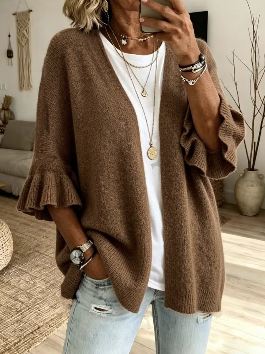 CLEARANCE SALE🔥 Casual Knit Cardigan With Three-quarter Sleeves