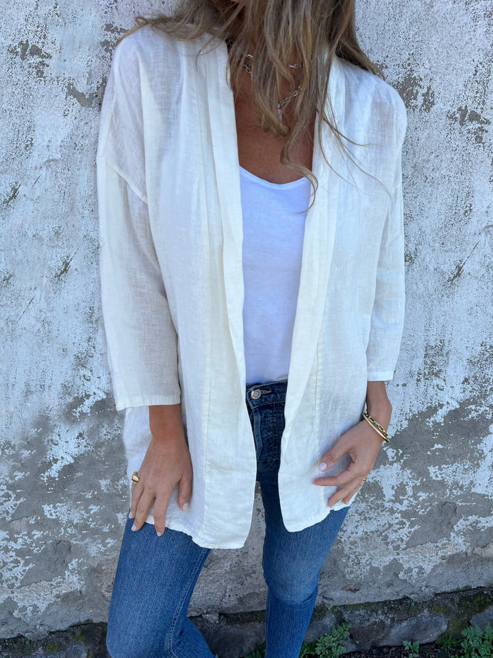 NEW IN🔥 2024 Women's Casual Breathable Linen Cover