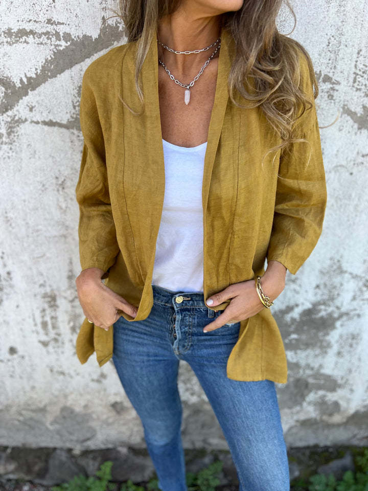 NEW IN🔥 2024 Women's Casual Breathable Linen Cover