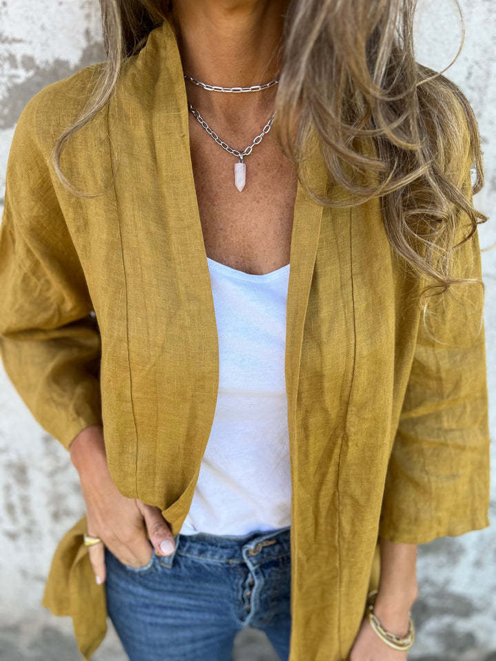 NEW IN🔥 2024 Women's Casual Breathable Linen Cover
