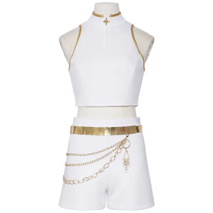 Rumi Zoey Mira Cosplay Costume Women Black Golden Singing Suit Halloween Party Carnival Role Playing Outfit