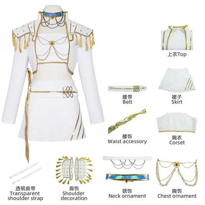 Rumi Zoey Mira Cosplay Costume Women Black Golden Singing Suit Halloween Party Carnival Role Playing Outfit