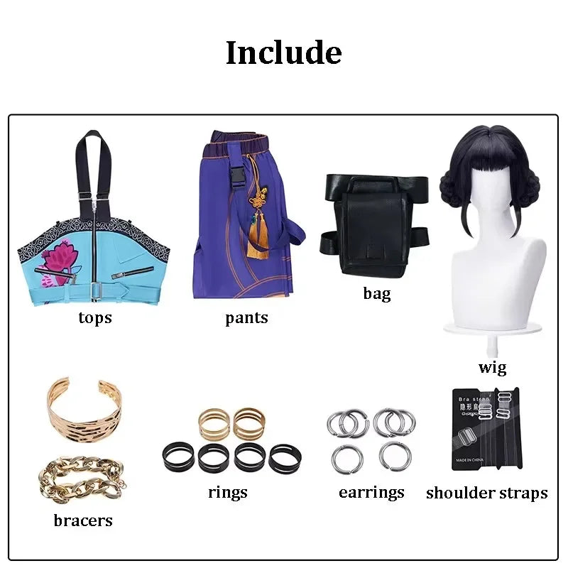 KPop Cosplay Rumi Zoey Mira Cosplay Costume for Children Girls Halloween Carnival Party Role Playing Dress Outfits Xmas Gifts