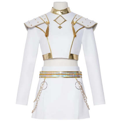 Rumi Zoey Mira Cosplay Costume Women Black Golden Singing Suit Halloween Party Carnival Role Playing Outfit