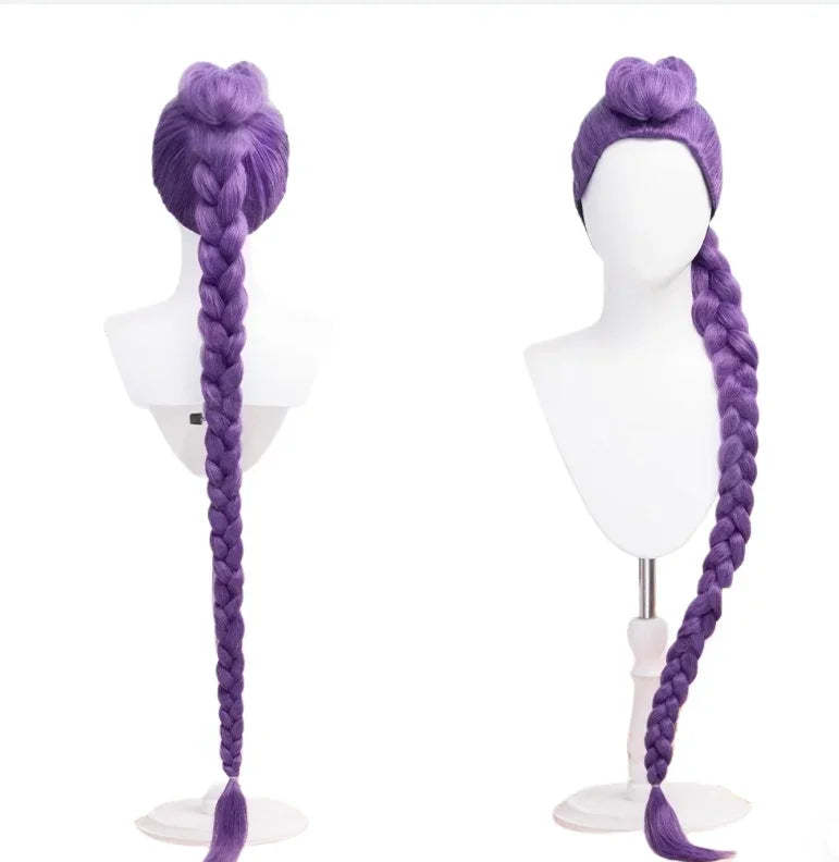 KPop Rumi Cosplay Costume Wig Women Girls Halloween Carnival Comic-con Party Role Playing Outfits