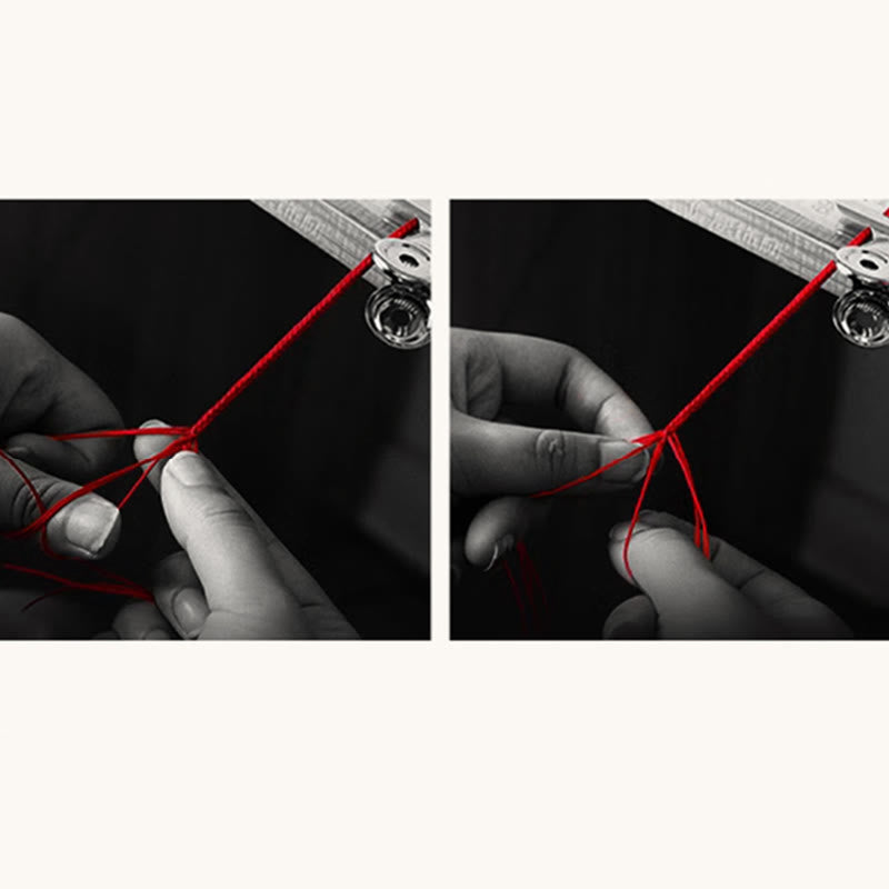 999 Gold Year of the Snake Design Handmade Luck Protection Rope Braided Bracelet