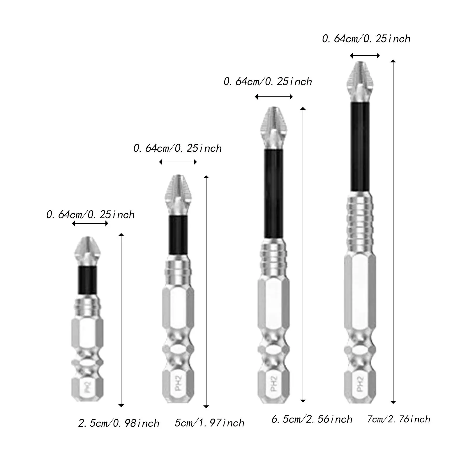 High Magnetic Screwdriver Drill Bit Set Versatile Furniture Assembly Automotive Repair Professional Sturdy Strong Durability