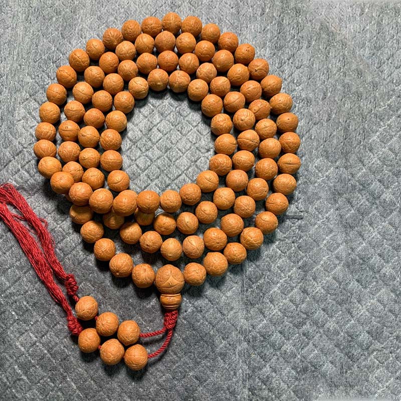 108 Mala Beads Nepal Bodhi Seed Luck Wealth Tassel Bracelet