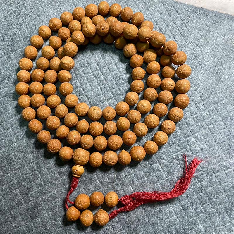 108 Mala Beads Nepal Bodhi Seed Luck Wealth Tassel Bracelet