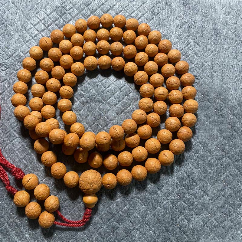 108 Mala Beads Nepal Bodhi Seed Luck Wealth Tassel Bracelet