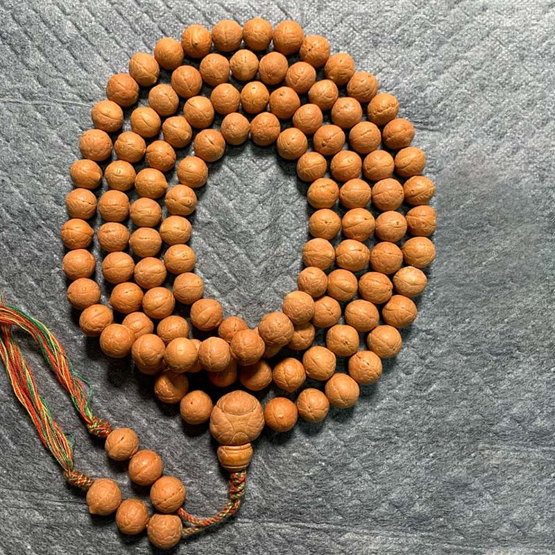 108 Mala Beads Nepal Bodhi Seed Luck Wealth Tassel Bracelet