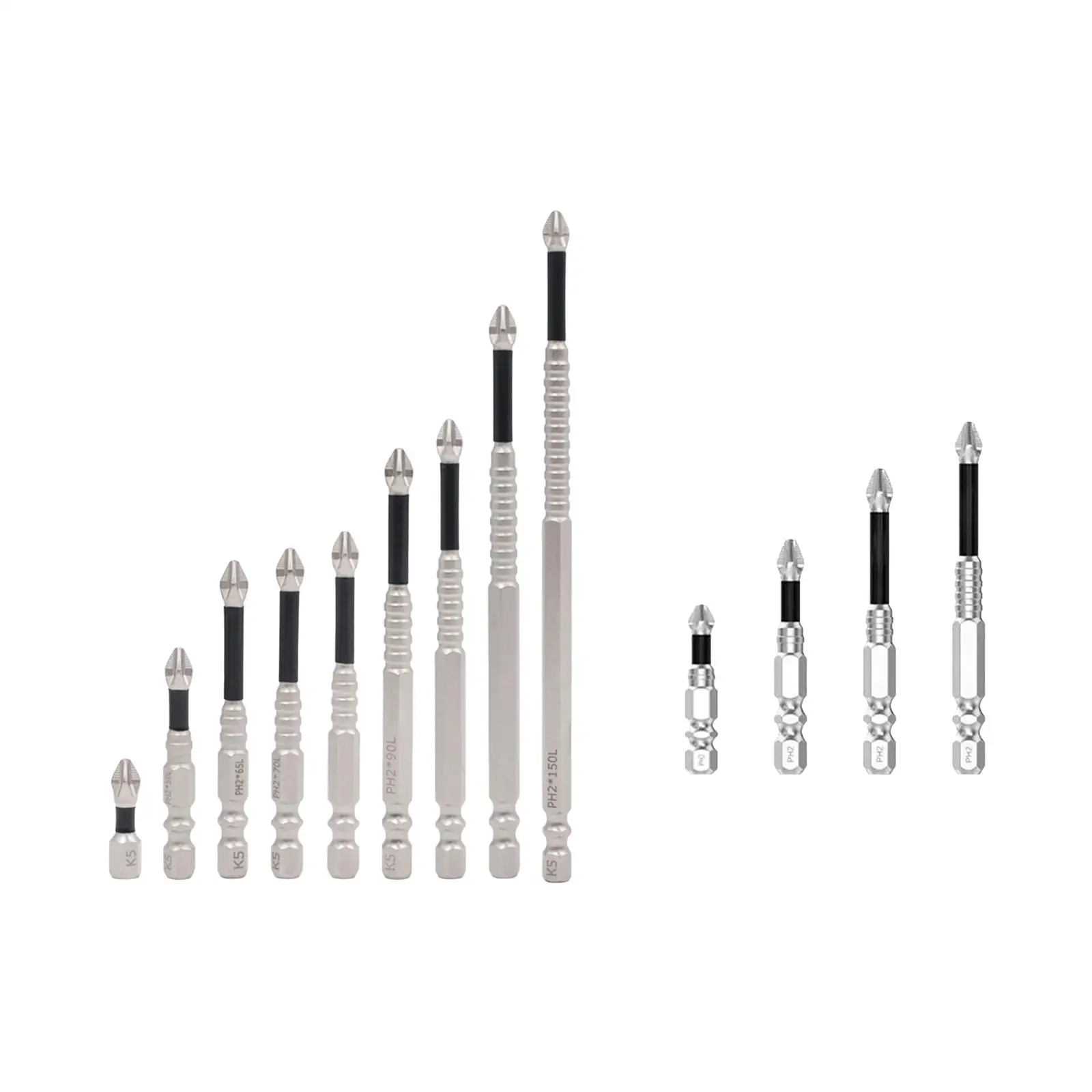 High Magnetic Screwdriver Drill Bit Set Versatile Furniture Assembly Automotive Repair Professional Sturdy Strong Durability