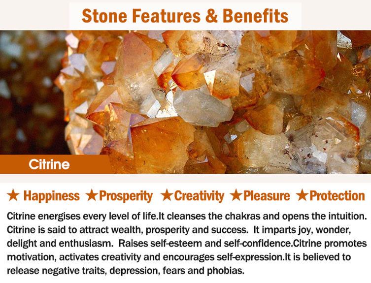 Year Of The Horse Citrine Amethyst Various Crystals Protection Bracelet