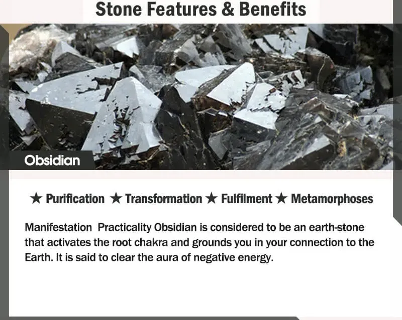 Buddha Stones FengShui PiXiu Obsidian Wealth Bracelet Bracelet BS 2