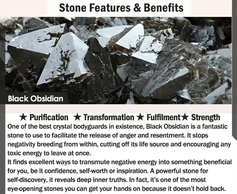 Buddha Stones Black Obsidian Ebony Wood Copper Strength Couple Bracelet Bracelet BS 1