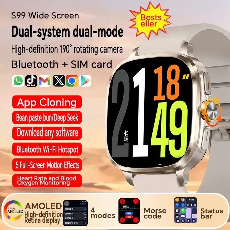 More Than a Watch: Your All-in-One Widescreen Mini-Phone for the Wrist.