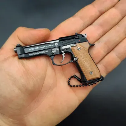 Beretta Keychain​ - Exquisitely Detailed, Authentic Metal Finish