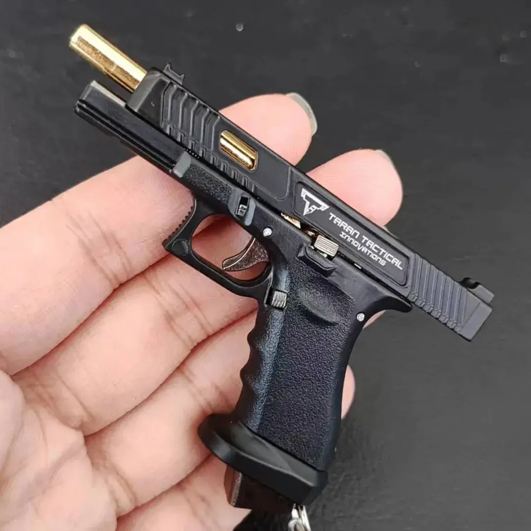 1:3 G34 TTI Semi-Alloy Pistol Model - Mini Disassemble Gun Toy Keychain/Bag Pendant | Perfect for Kids & Adults Craft Collection