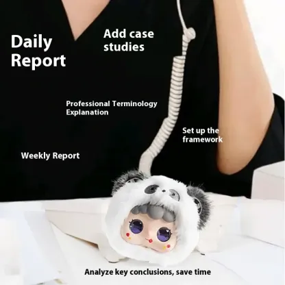 AI Smart Plush Pendant: Panda-Styled Multifunctional Companion – One-Touch Wake for a Smarter Life