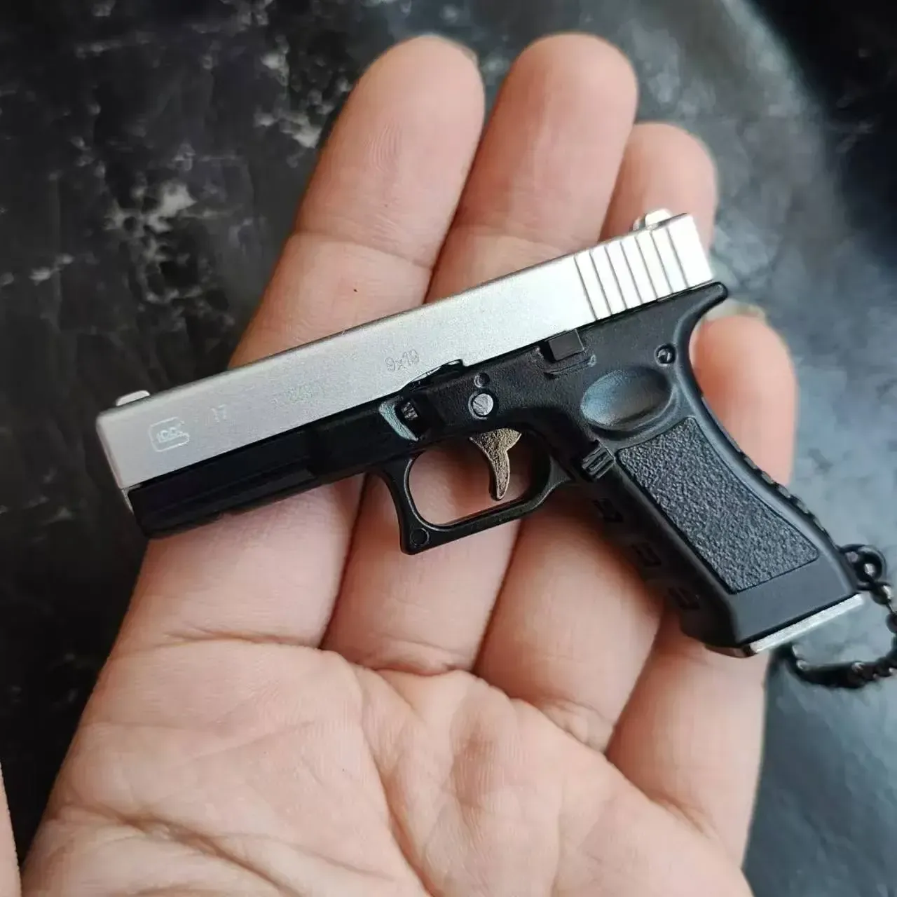 1:3 G34 TTI Semi-Alloy Pistol Model - Mini Disassemble Gun Toy Keychain/Bag Pendant | Perfect for Kids & Adults Craft Collection