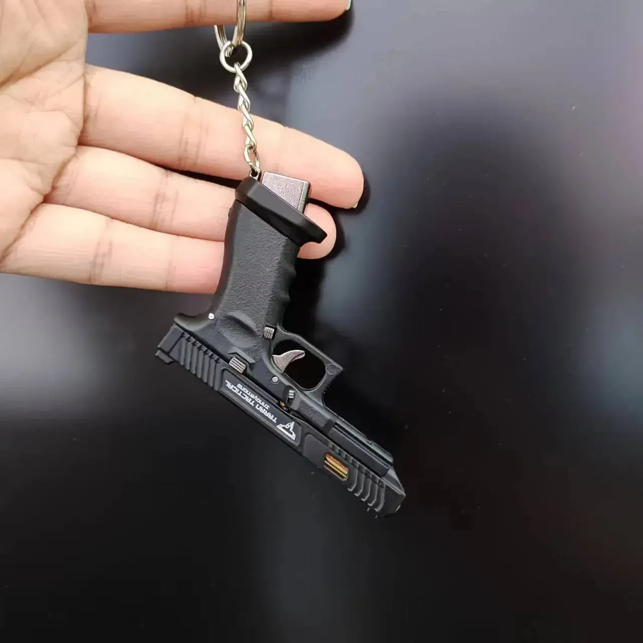 1:3 G34 TTI Semi-Alloy Pistol Model - Mini Disassemble Gun Toy Keychain/Bag Pendant | Perfect for Kids & Adults Craft Collection