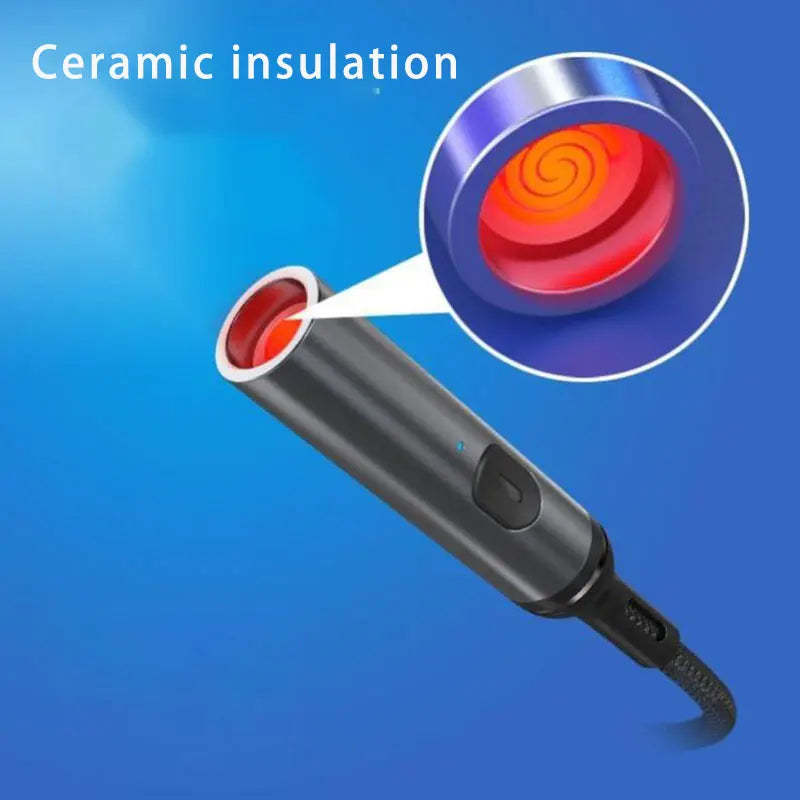 USB Windproof Safety Switch Flameless Lighter