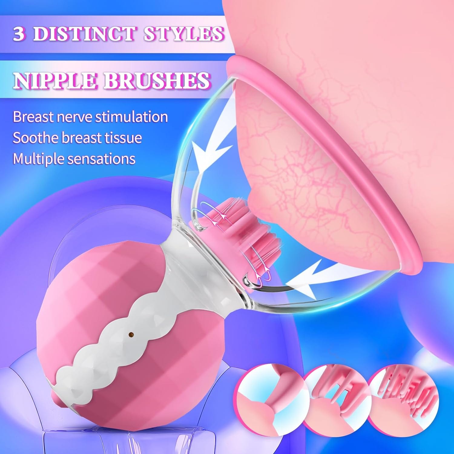 Multifunctional Nipple Vibrator
