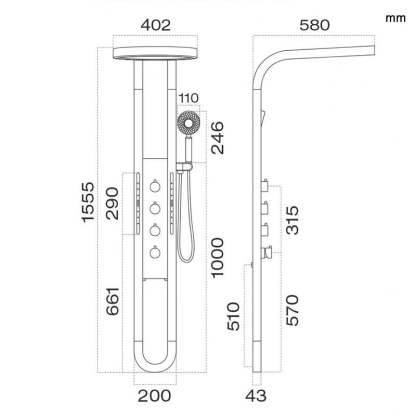 Boelon Ring Digital Shower System