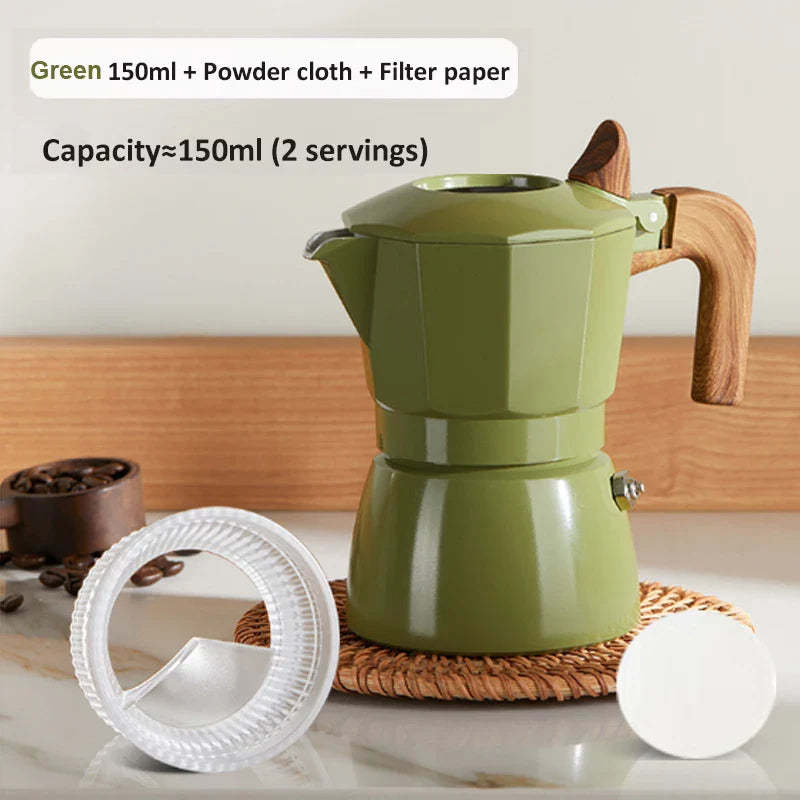 Vintage Double-Valve Espresso Pot