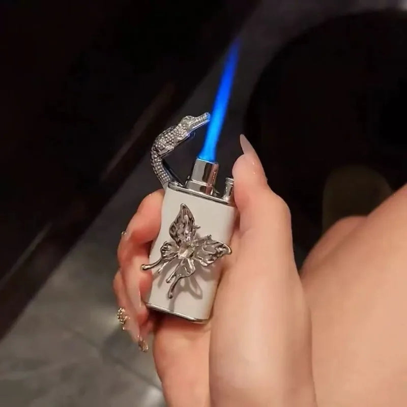 Angel Wings Vintage Double Flame Lighter