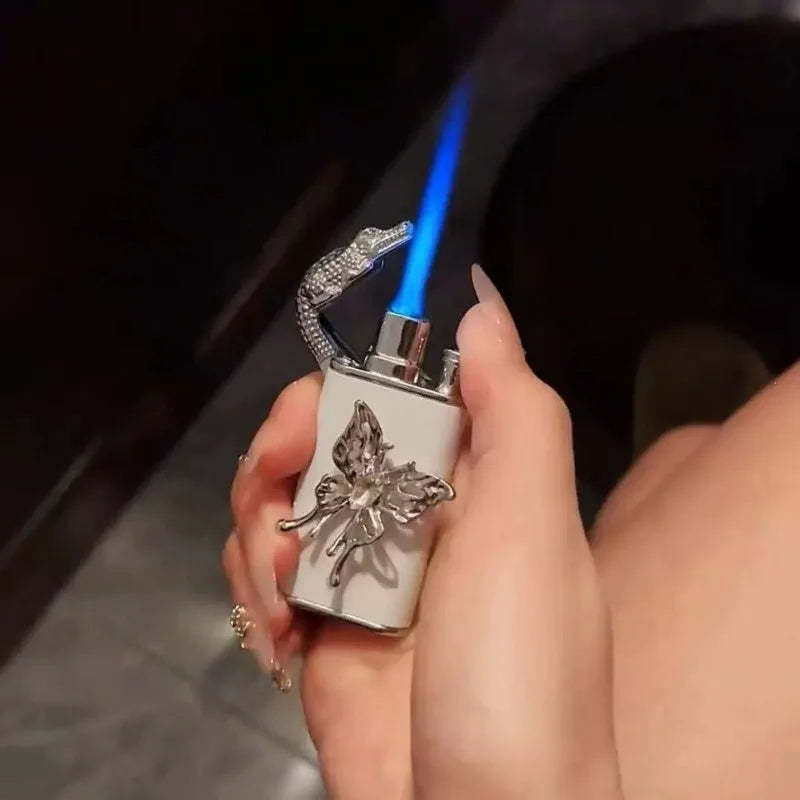 Angel Wings Vintage Double Flame Lighter