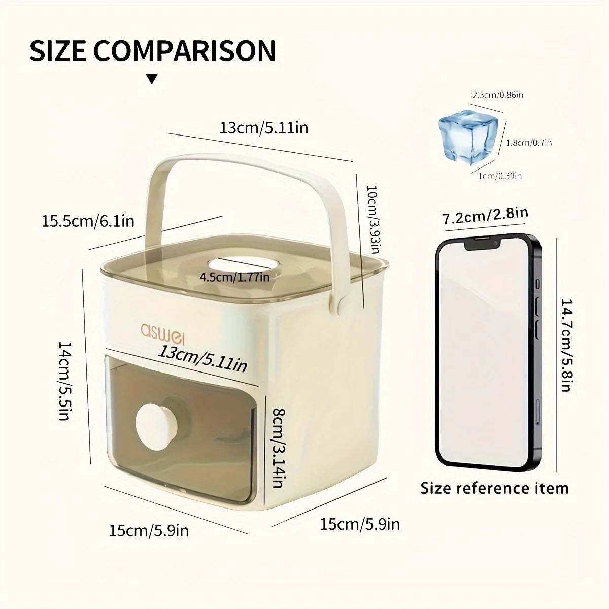 Easy Pop Out Ice Cube Maker Box