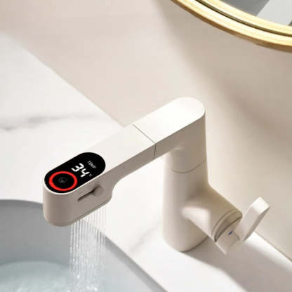Three-Mode Waterflow LED Display Smart Faucet