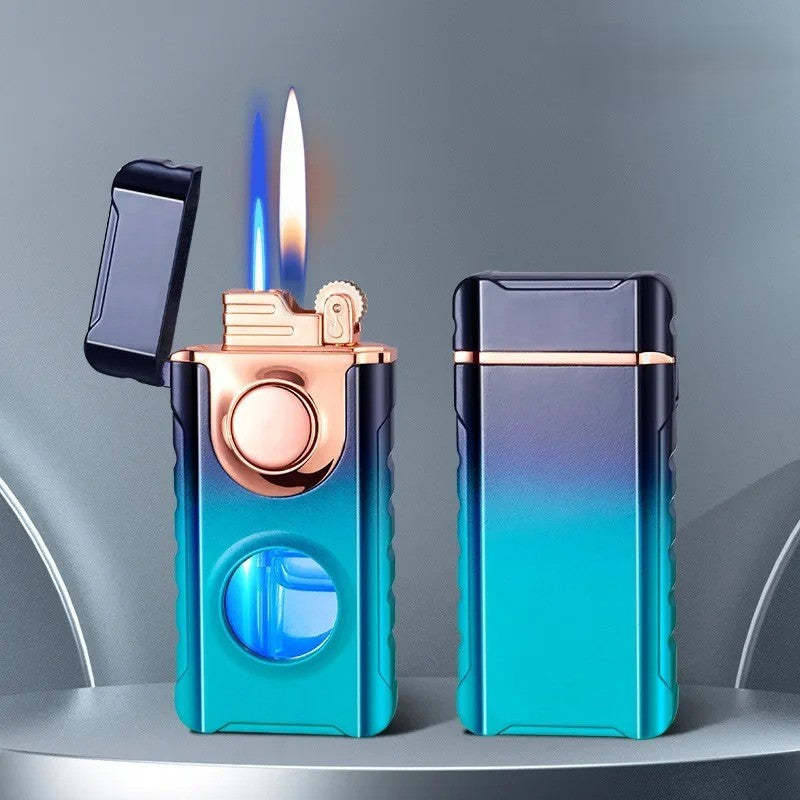 Dual-Fire Metal Windproof Lighter