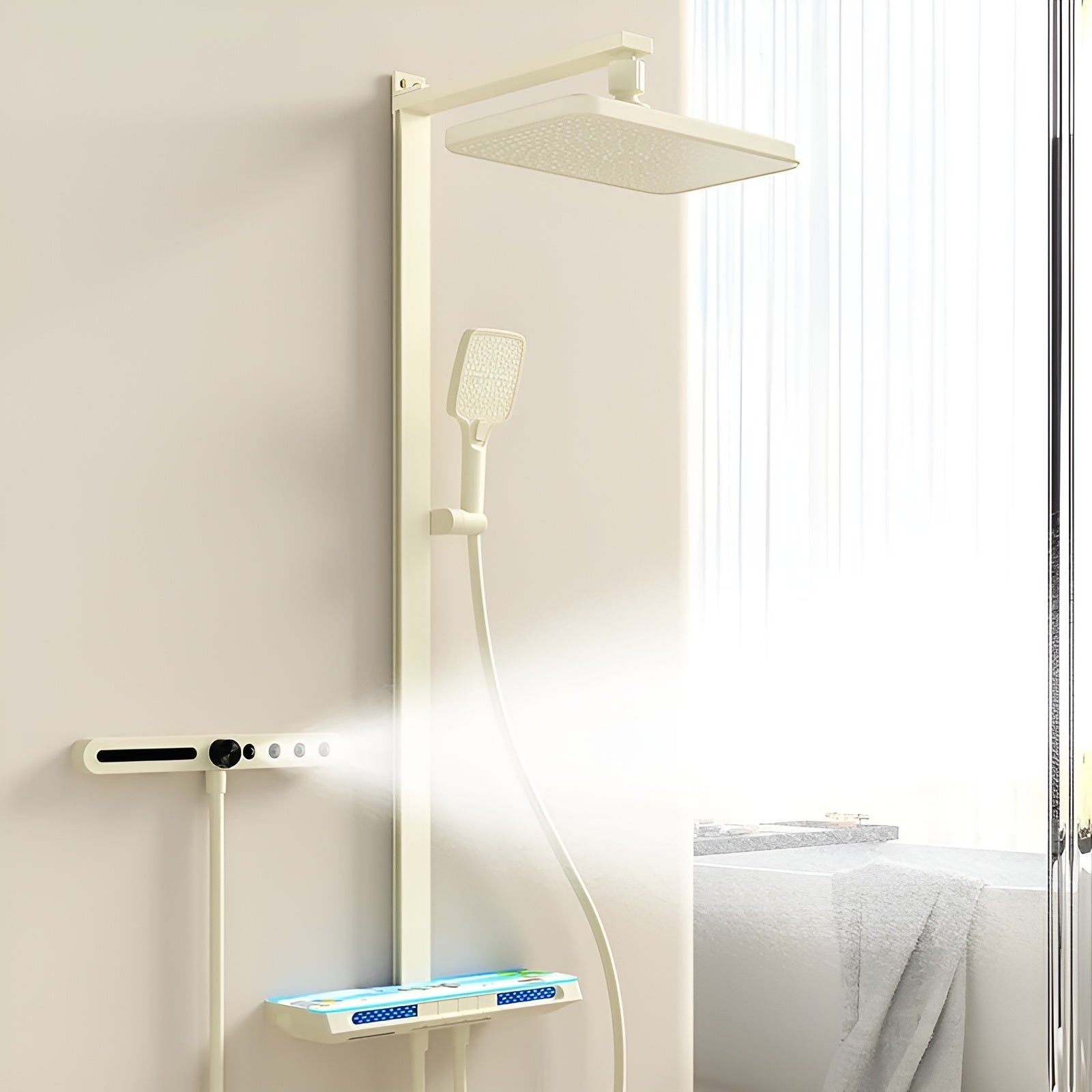 Thermostatic Rainfall Aura Shower Set