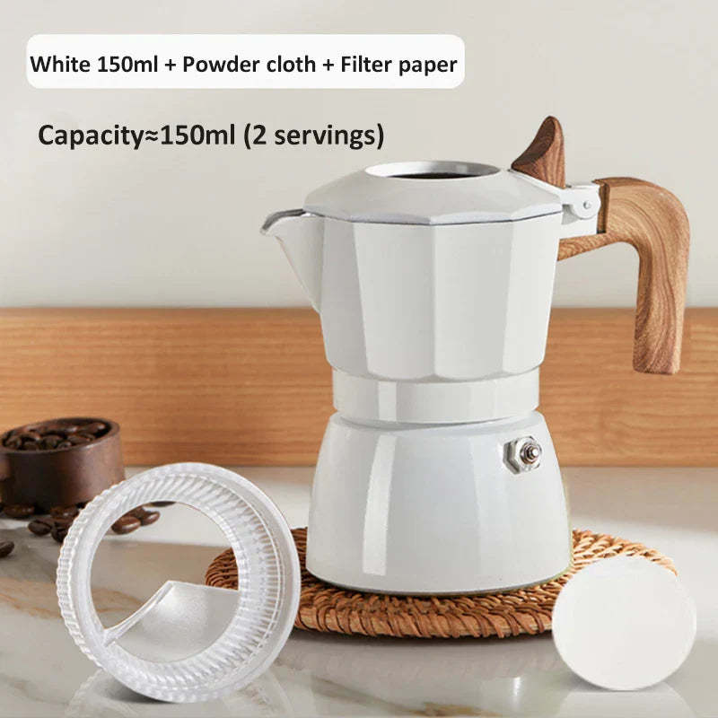 Vintage Double-Valve Espresso Pot