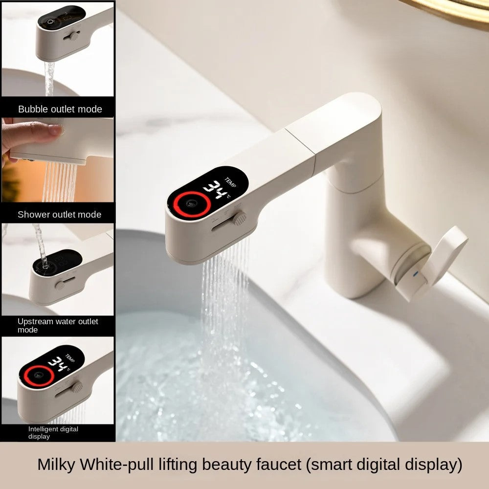 Three-Mode Waterflow LED Display Smart Faucet