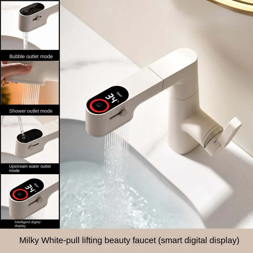 Three-Mode Waterflow LED Display Smart Faucet