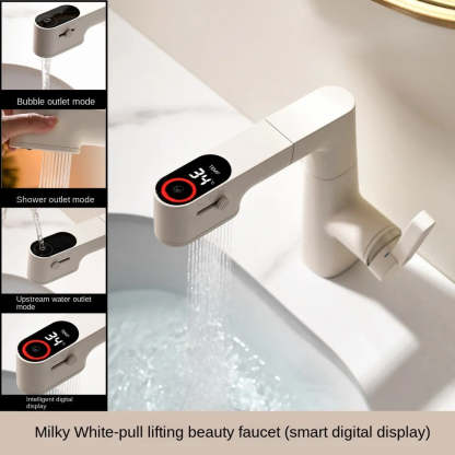 Three-Mode Waterflow LED Display Smart Faucet