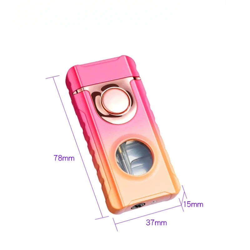 Dual-Fire Metal Windproof Lighter