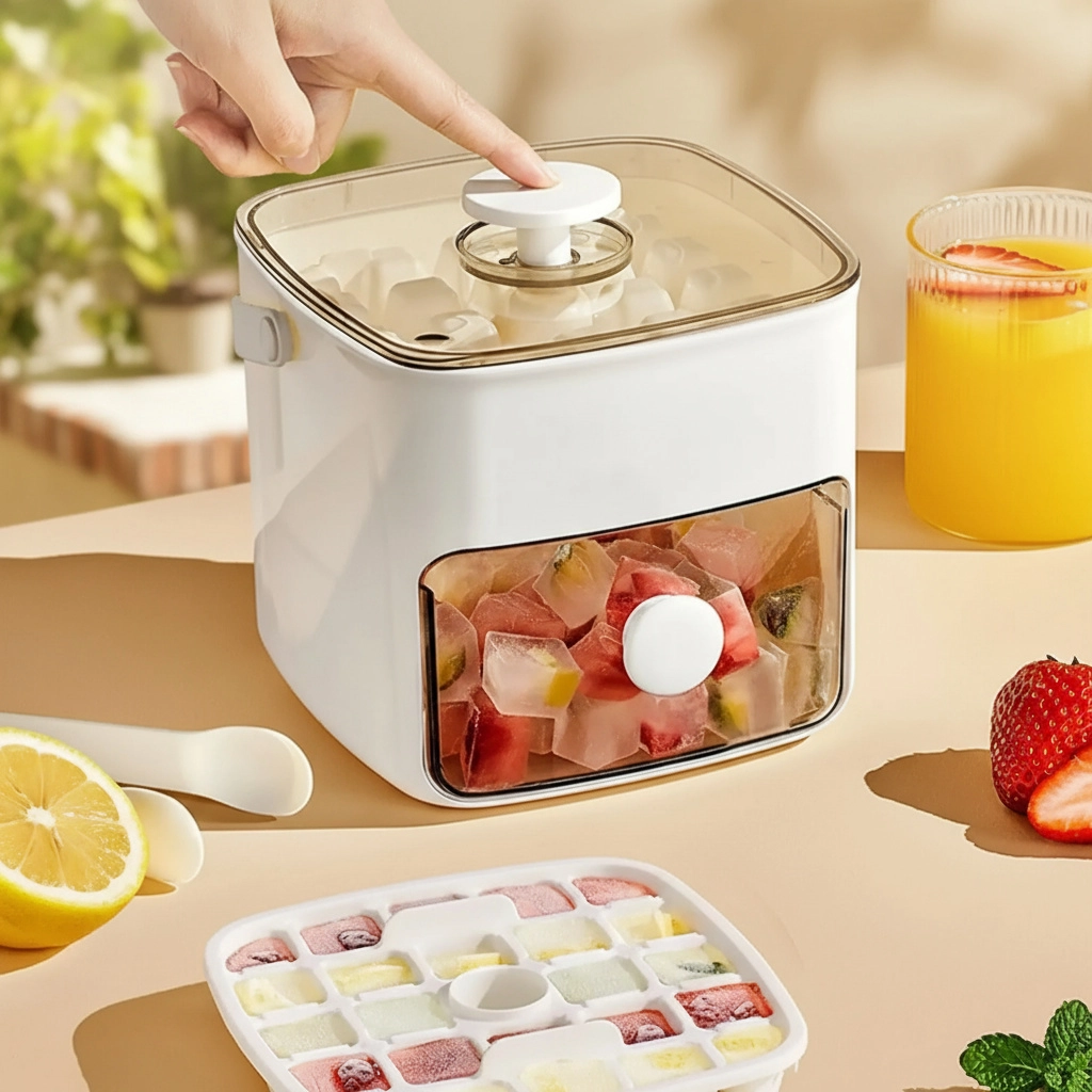 Easy Pop Out Ice Cube Maker Box