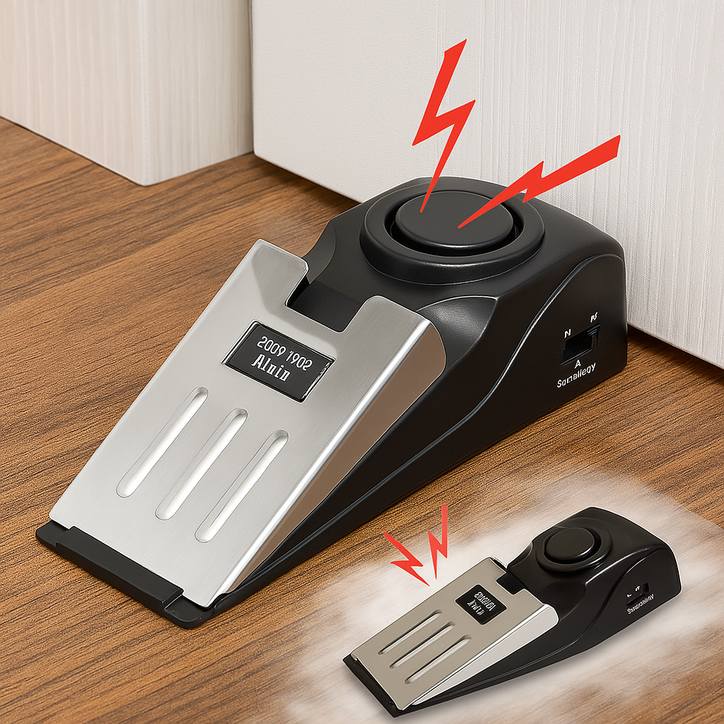 Portable Wireless Alarm Door Stopper